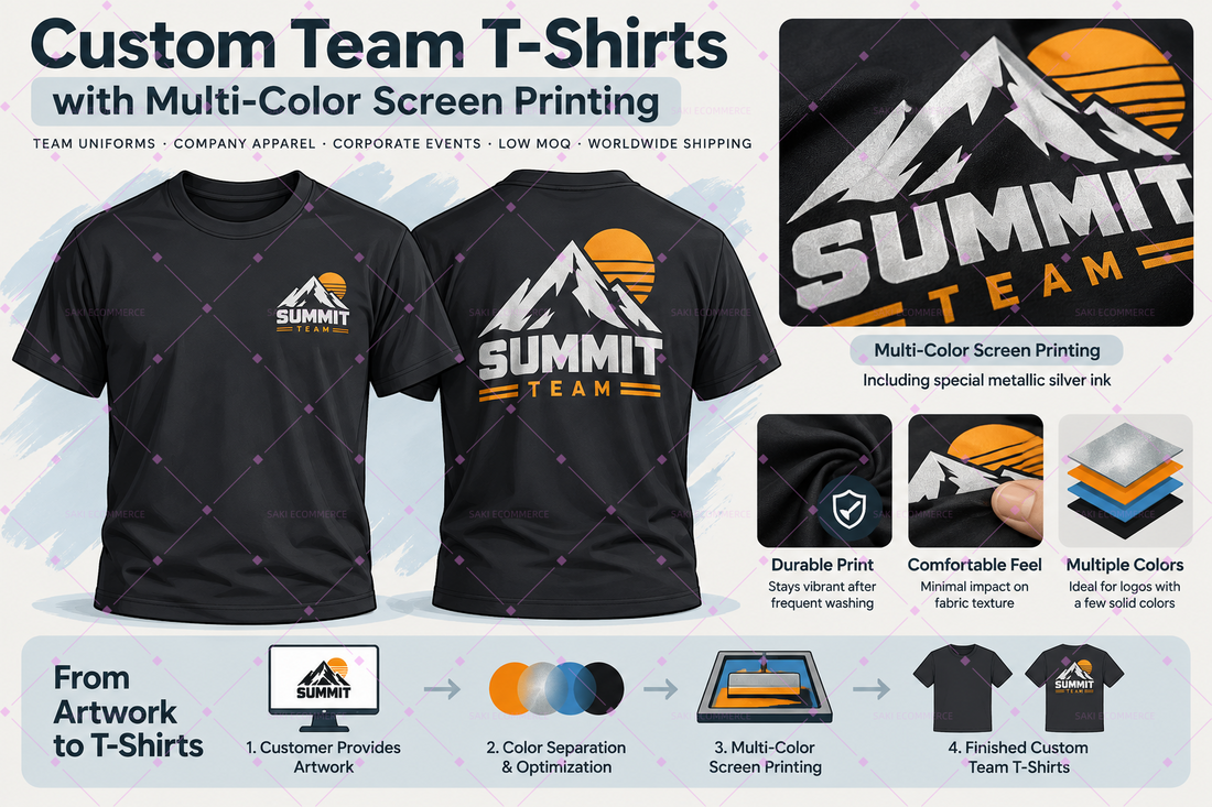 Custom Team T-Shirts with Screen Printing | Customer Story