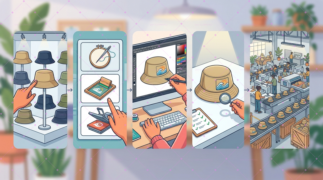 Custom Bucket Hat Manufacturer Guide | Low MOQ Wholesale