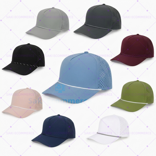 5-Panel Performance Drop-Hole Rope Trucker Hat