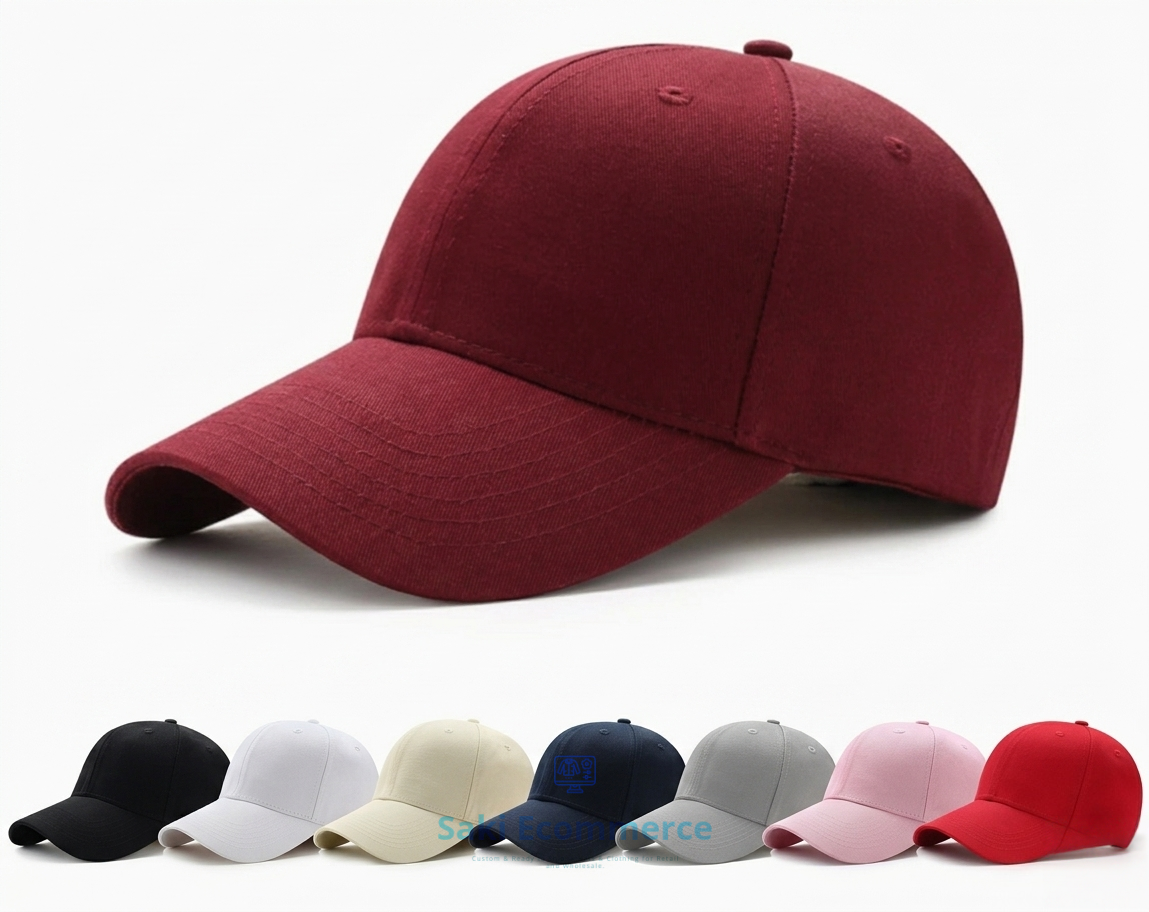 Structured 6-Panel Cotton Twill Baseball Cap