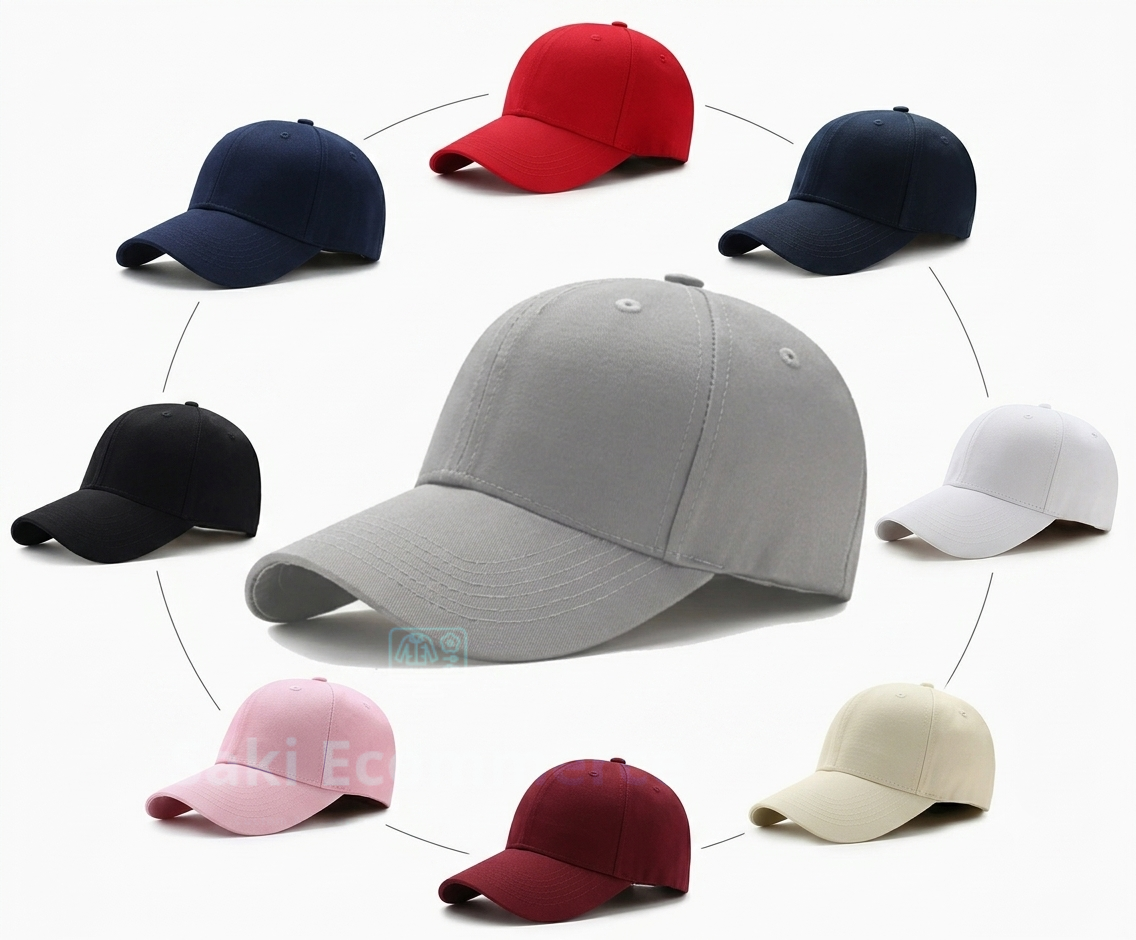 Unstructured 6-Panel Cotton Baseball Cap